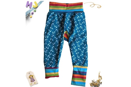 Buy Age 1-4 Grow with Me Pants Teal Anchors now using this page